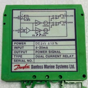 Danfoss Marine Systems HM-0420 Dual current relay