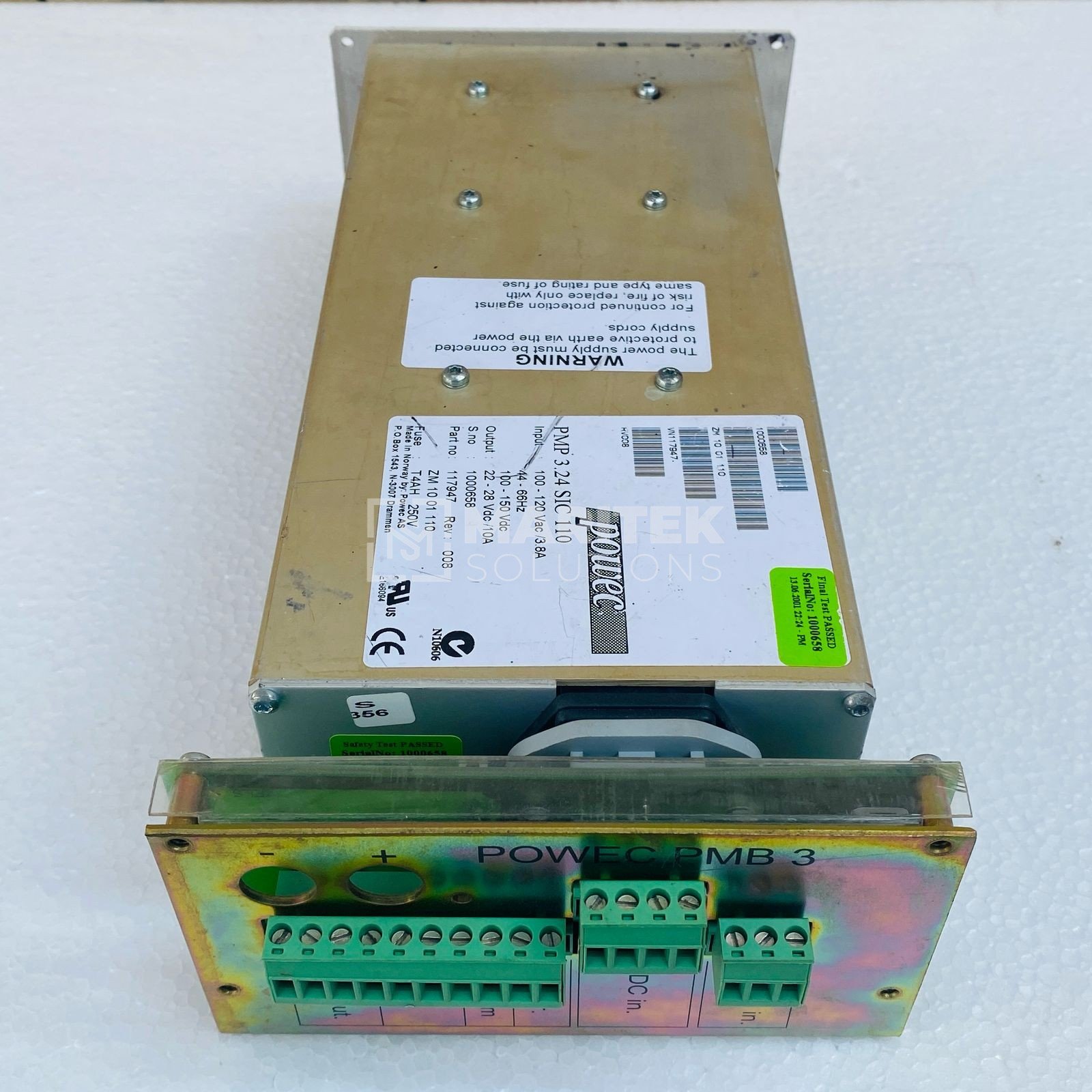 12. PMP 3.24 SIC 110 (3) Powec PMP 3.24 SIC 110 Microprocessor power supply
