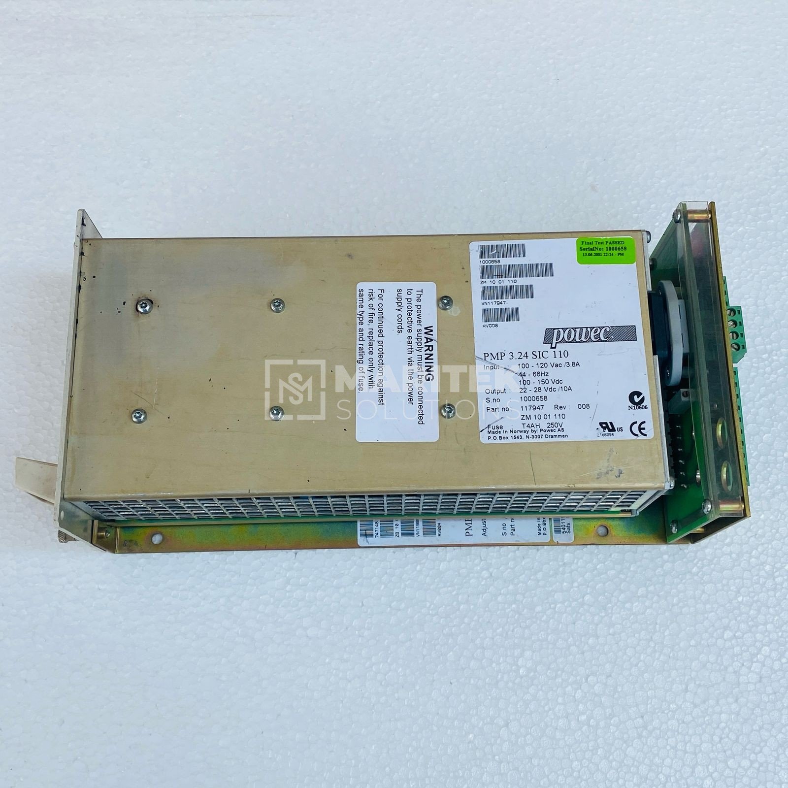 Powec PMP 3.24 SIC 110 Microprocessor power supply