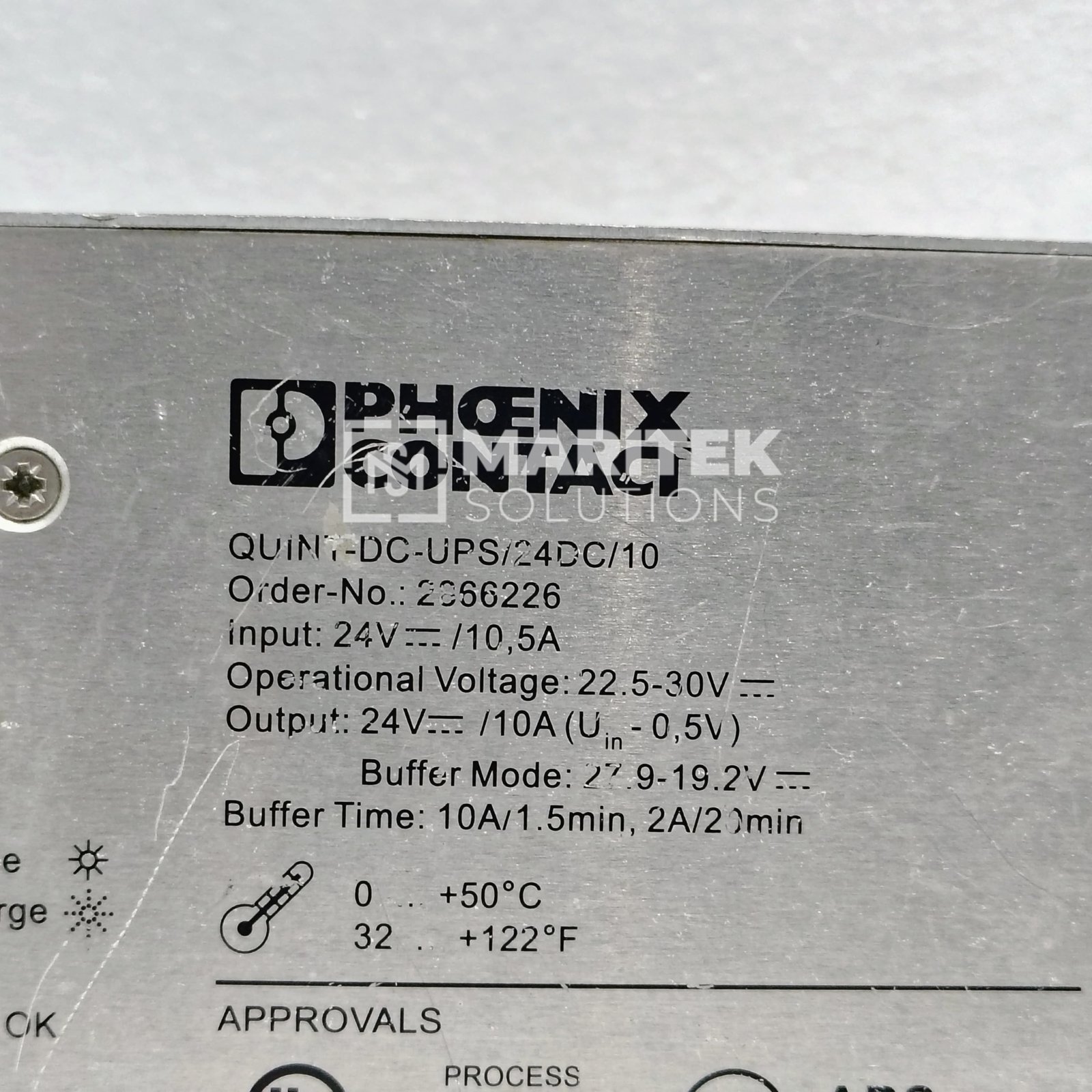 12. QUINT-DC-UPS-24DC-10 (4) Phoenix Contact QUINT-DC-UPS/24DC/10 (2866226) Uninterruptible Power supply