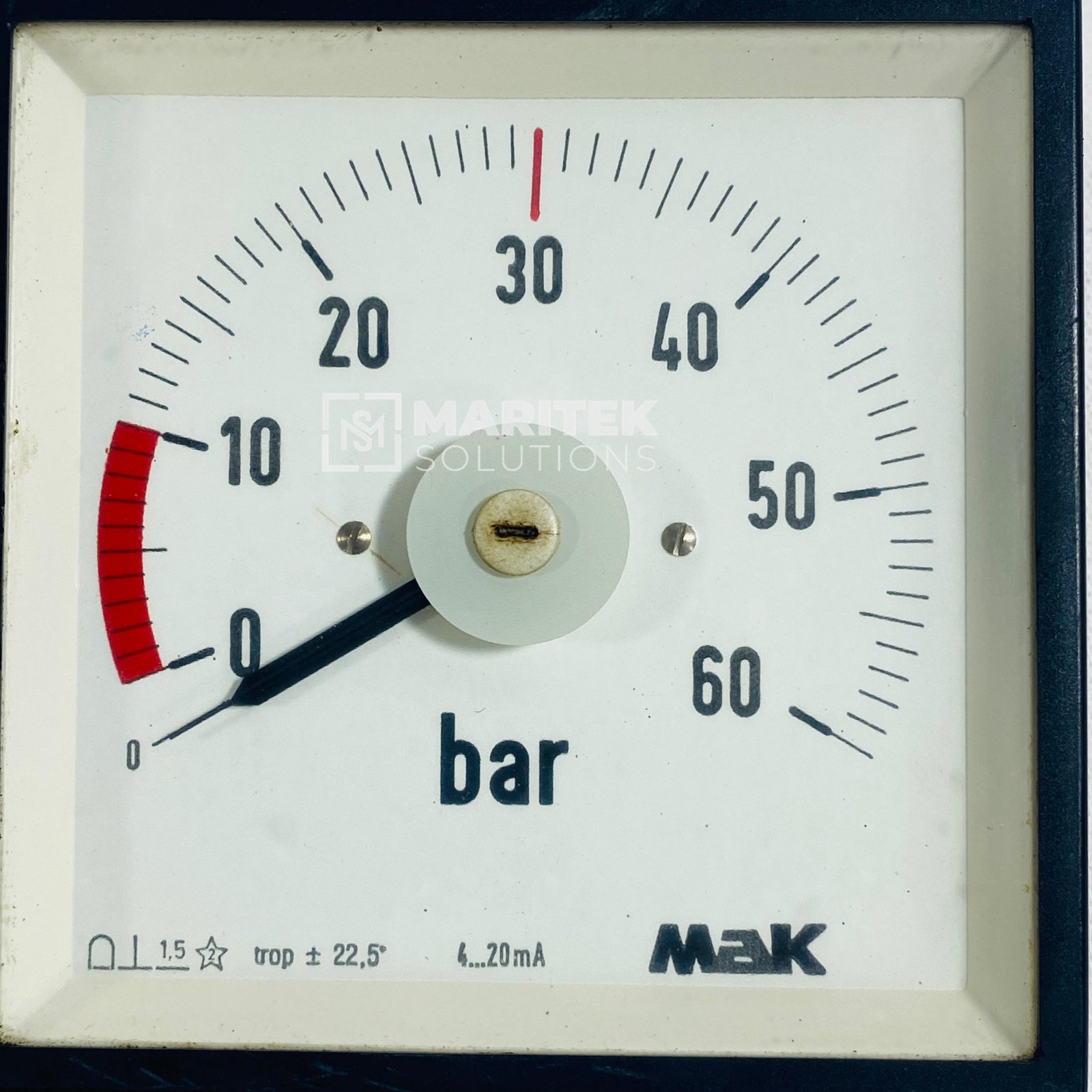 13. 0-60 Bar (3) Mak 0-60 Bar Industrial panel meter
