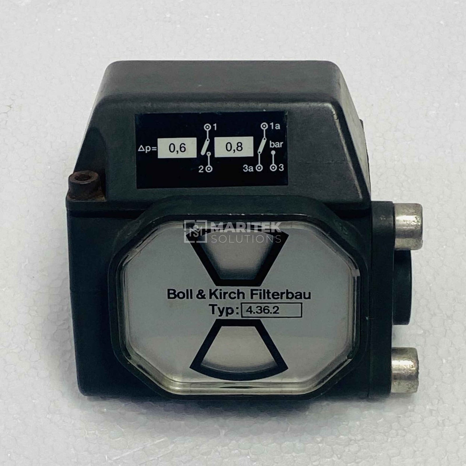 Boll & Kirch Filterbau 4.36.2 Differential pressure indicator (RANGE 0.6 TO 0.8BAR)