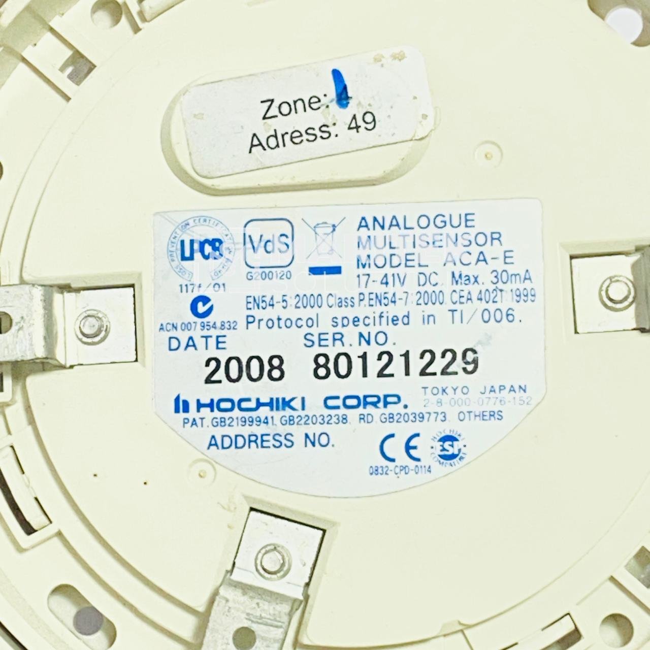13. ACA-E (New) (3) Hochiki ACA-E Analogue Multisensor