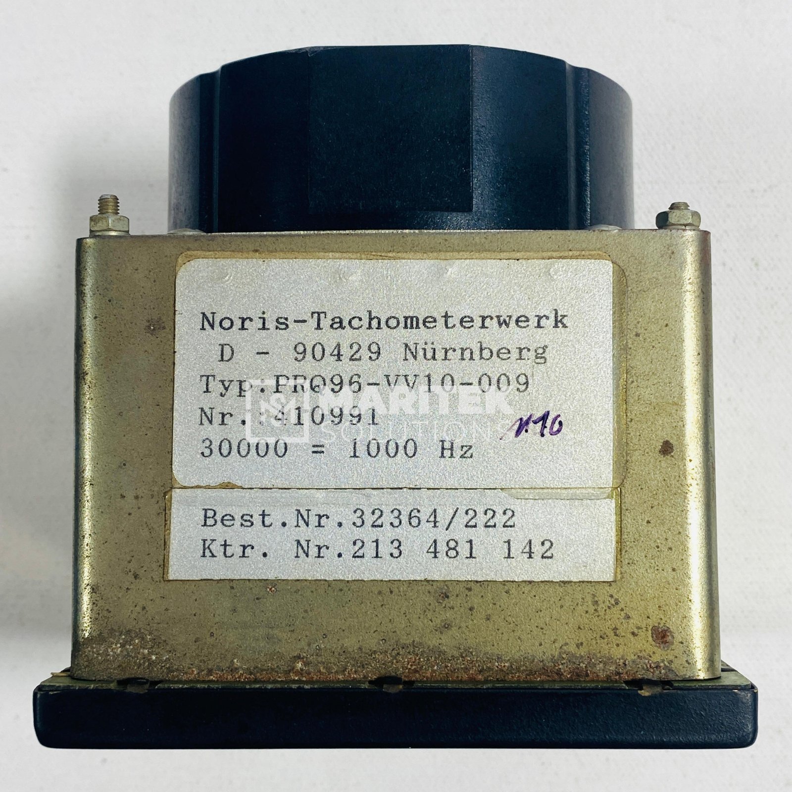 14. PRQ96-VV10-009 (5) Noris-Tachometerwerk PRQ96-VV10-009 24VDC Panel Meter