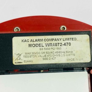 KAC Alarm WR4072-470 Manual call point