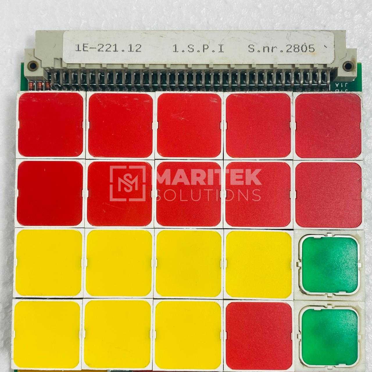 15. NA-1E-221.12 (4) Norcontrol NA-1E221.12 Watchcalling Bridge Panel Card