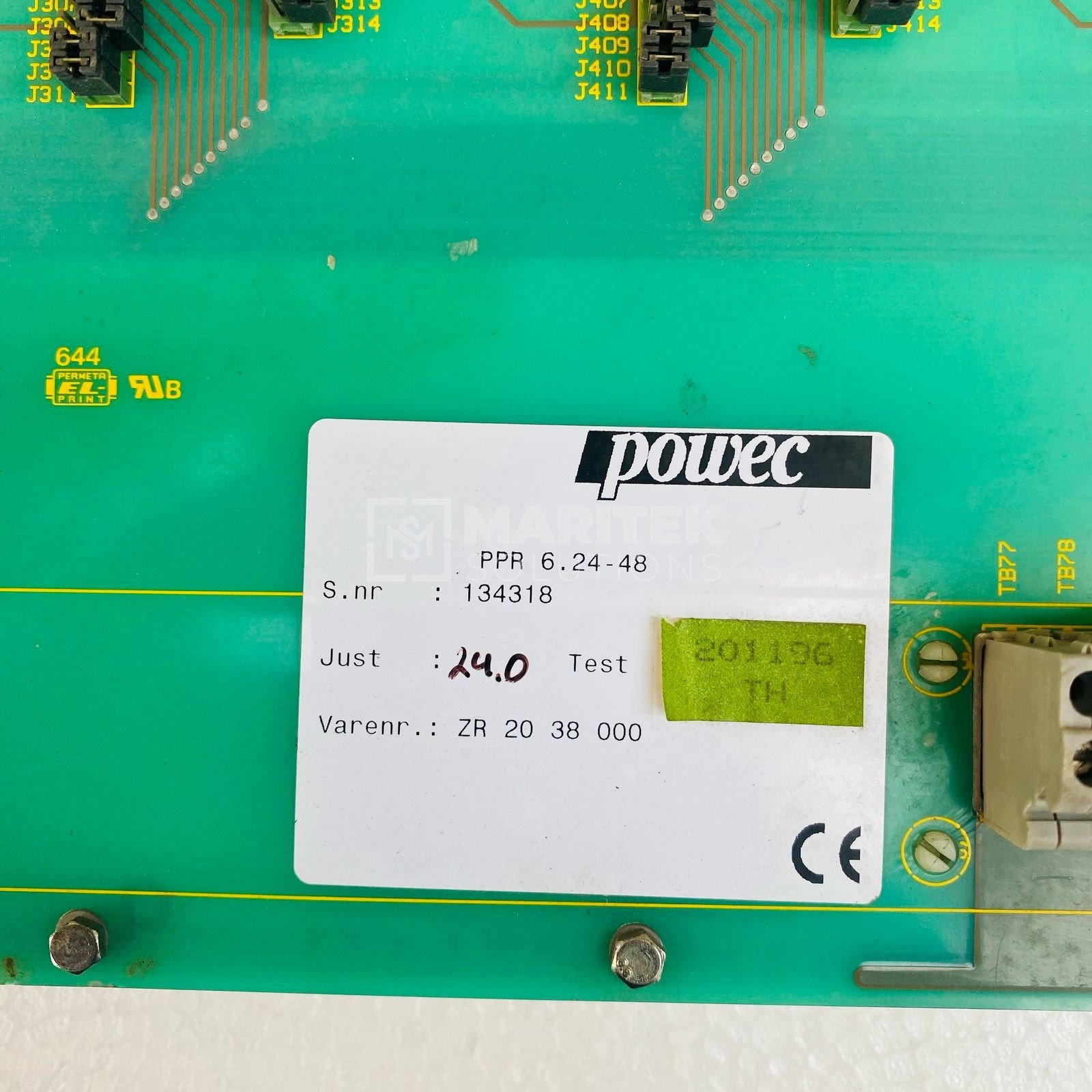 15. PPR 6 (1) Powec PPR 6.24-48 Power supply board