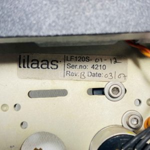 Lilaas LF120S-01-12 Control lever
