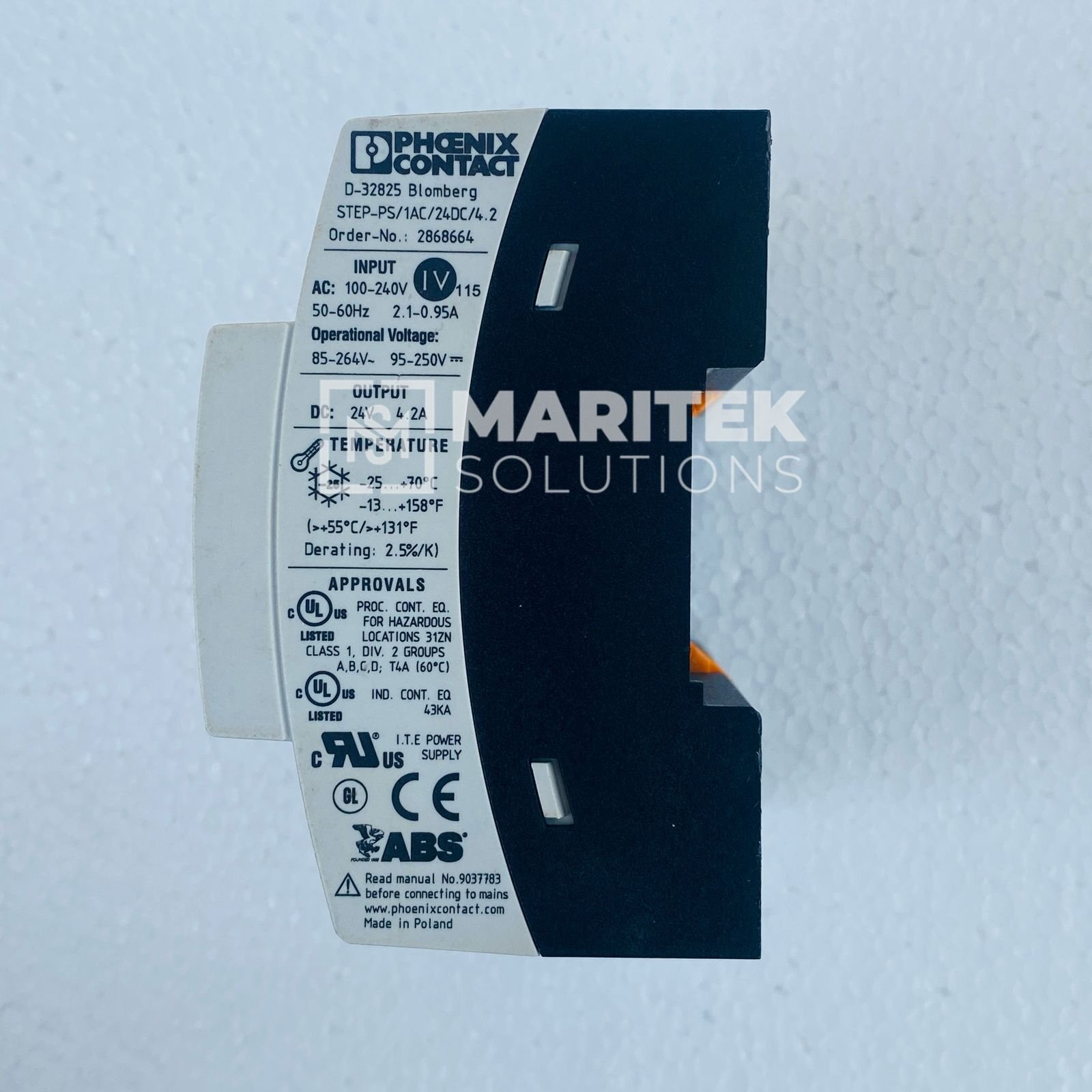 Phoenix Contact STEP-PS/1AC/24DC/4.2 Power supply unit (2868664)