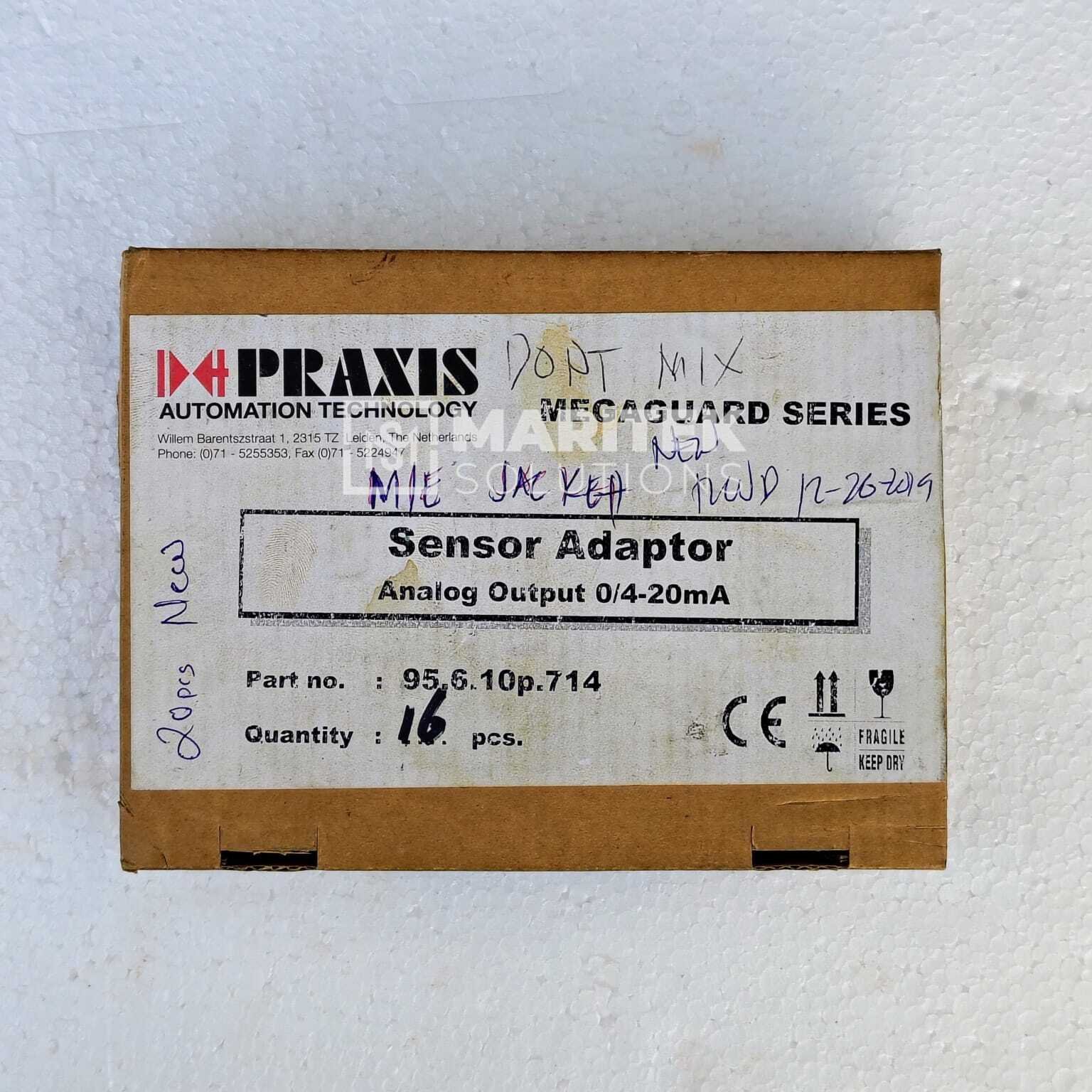 17. G95.6.10P.714 (4) Praxis Automation (G95.6.10p.714) Mega guard Series Sensor Adaptor