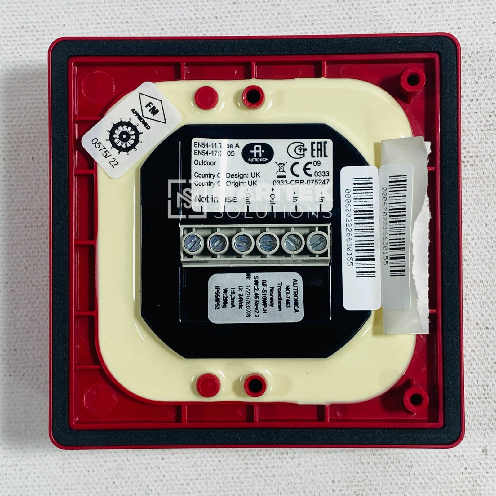 18. BF-501WP-H (3) Autronica BF-510WP-H Weatherproof addressable MCP