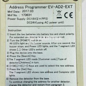 Nittan EV-AD2-EXT Address Programmer
