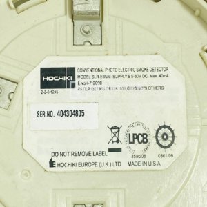 Hochiki SLR-E3NM Conventional photoelectric smoke detector