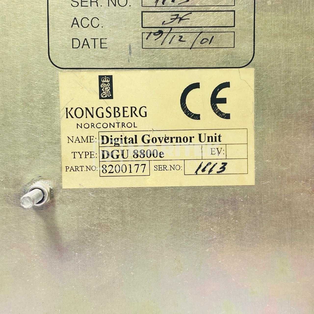 2. DGU 8800e (5) Nor control DGU 8800E Digital Governor Unit