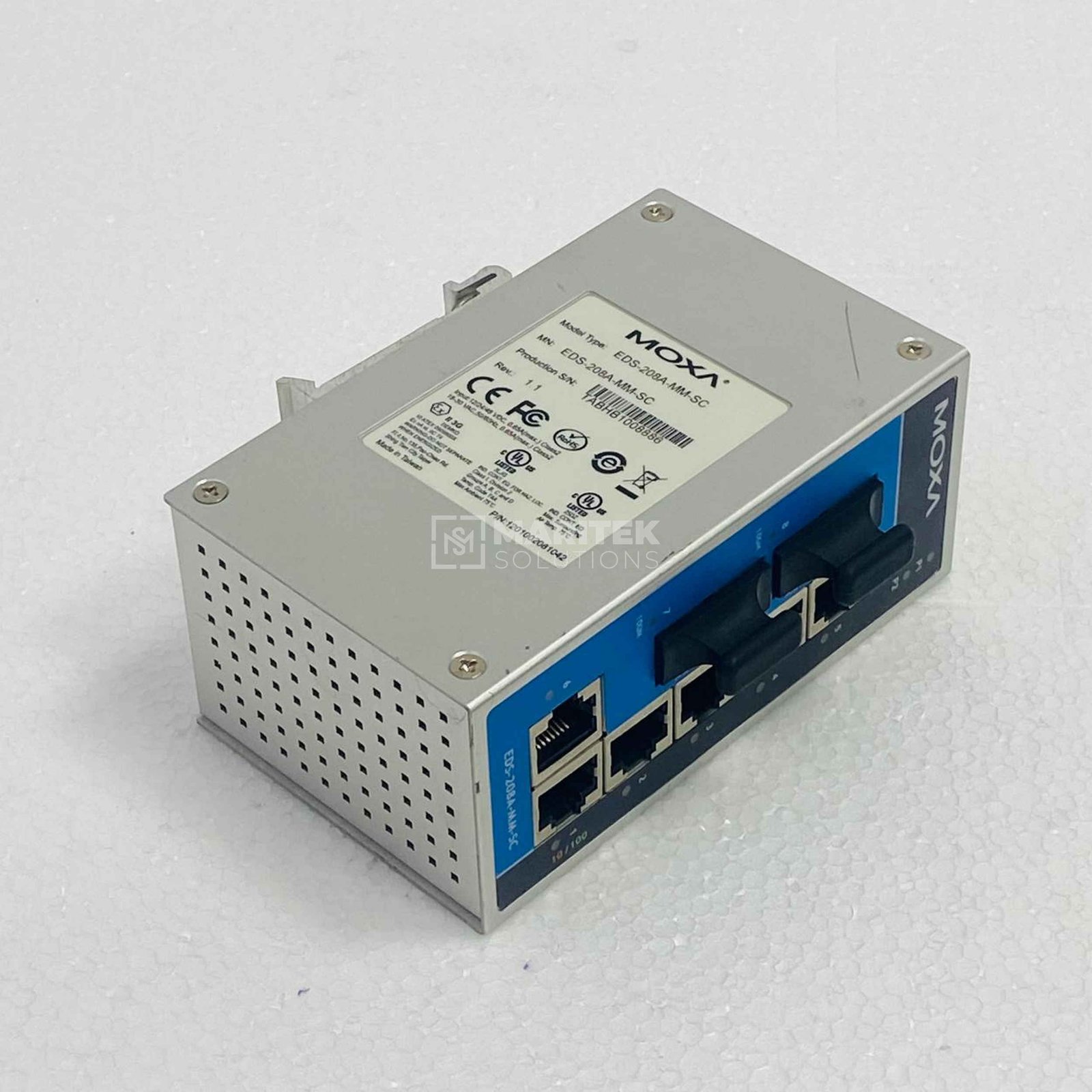 2. EDS-208A-MM-SC (3) Moxa EDS-208A-MM-SC Industrial Ethernet switch