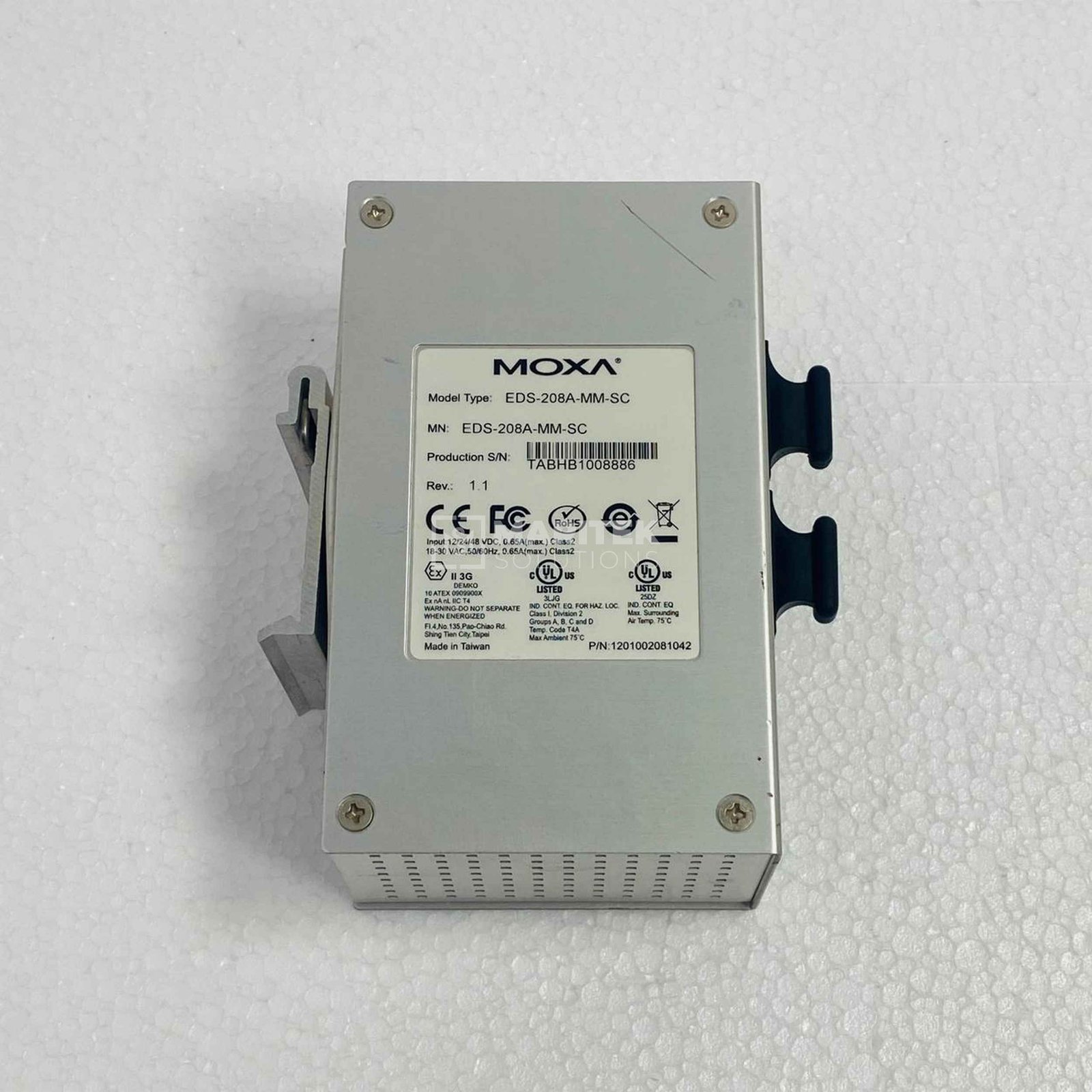 2. EDS-208A-MM-SC (4) Moxa EDS-208A-MM-SC Industrial Ethernet switch