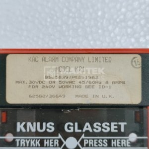 Servoteknikk KR1 Fire alarm manual call point