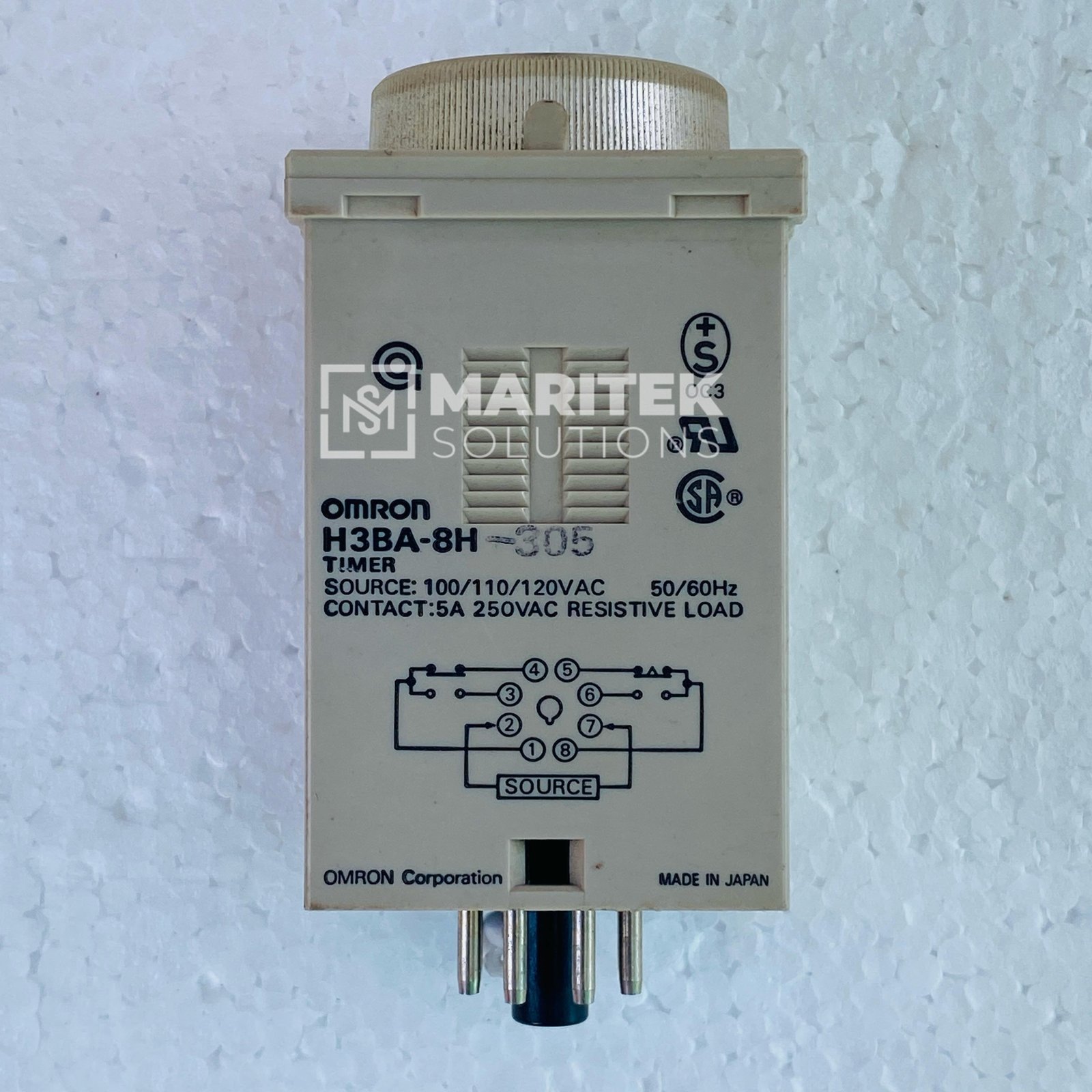 20. H3BA-8H-305 (3) Omron H3BA-8H Solid-state timer relay