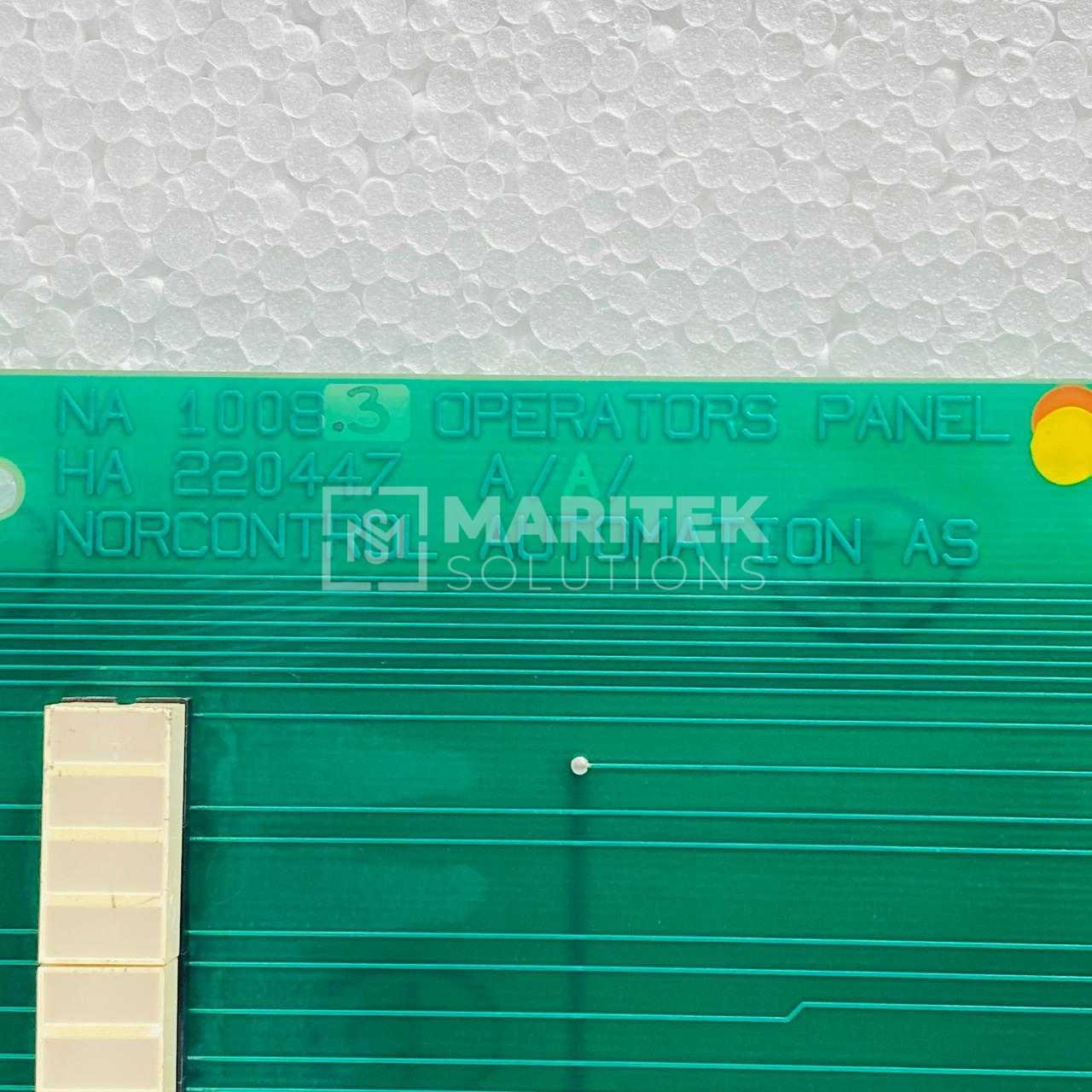 20. NA1008.3 (2) Nor control NA1008.3 Operators Panel PCB card