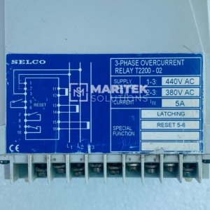 Selco T2200-02 3-Phase Overcurrent Relay
