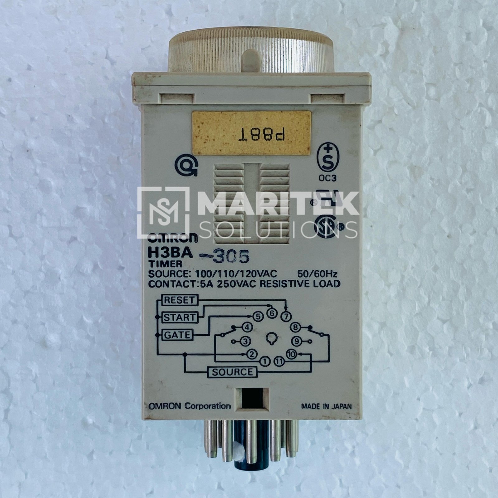 21. H3BA-305 (3) Omron H3BA-305 Solid-state timer