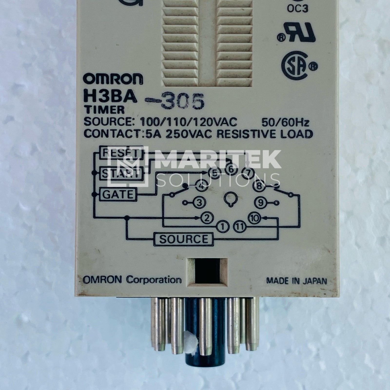 21. H3BA-305 (5) Omron H3BA-305 Solid-state timer