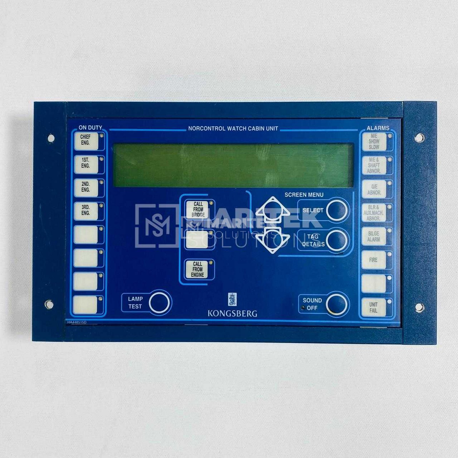 22. WCU 8100138 (1) Norcontrol 8100138 Watch Cabin Unit Display (REV J1)