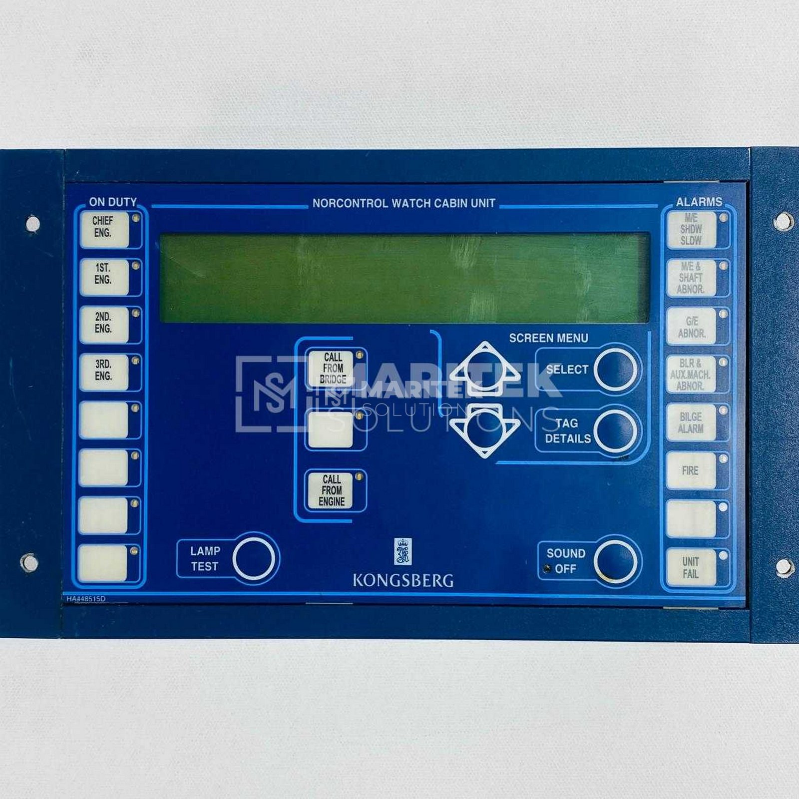 Norcontrol 8100138 Watch Cabin Unit Display (REV J1)