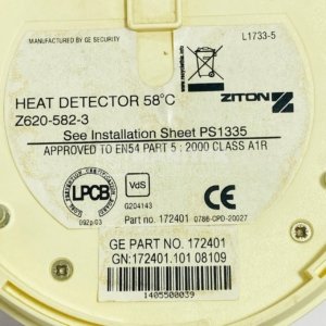 Ziton Z620-582-3 Conventional Rate-of-Rise Heat Detector