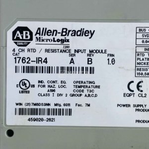 Allen-Bradley 1762-IR4 MicroLogix 1200 4-Channel RTD/Resistance Input Module