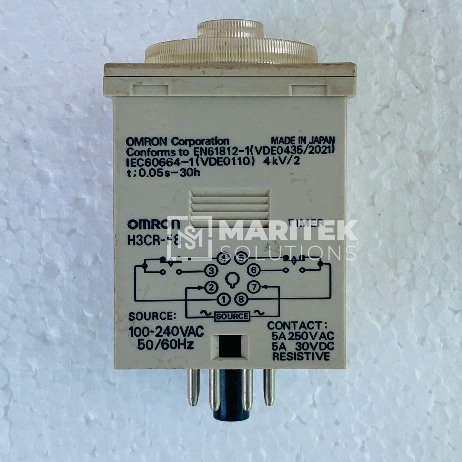23. H3CR-F8 (3) Omron H3CR-A8 Solid-state Multi-functional timer relay
