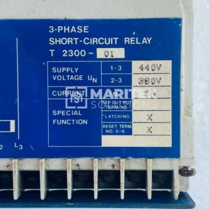 Selco T2300-01 3-Phase Short-Circuit Relay