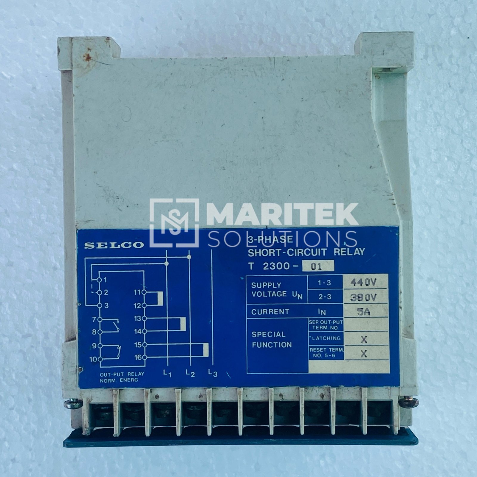 Selco T2300-01 3-Phase Short-Circuit Relay