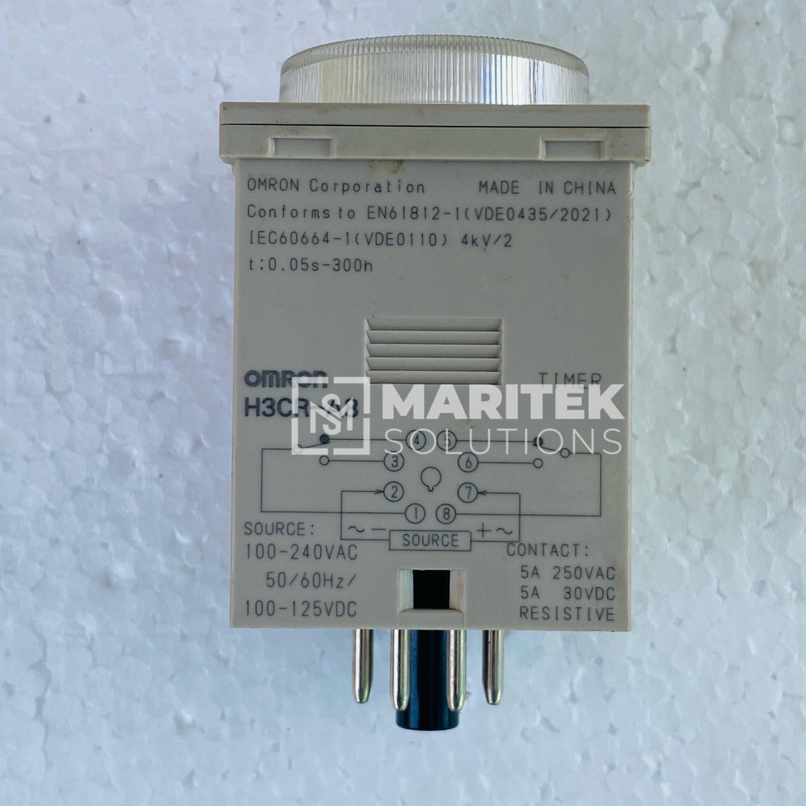 25. H3CR-A8 (1) Omron H3CR-A8 Analog industrial timer