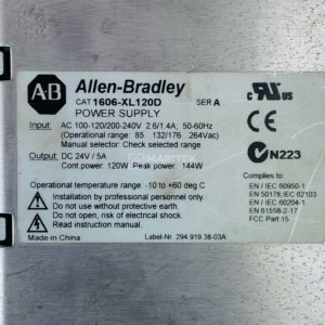 Allen-Bradley 1606-XL120D Power Supply