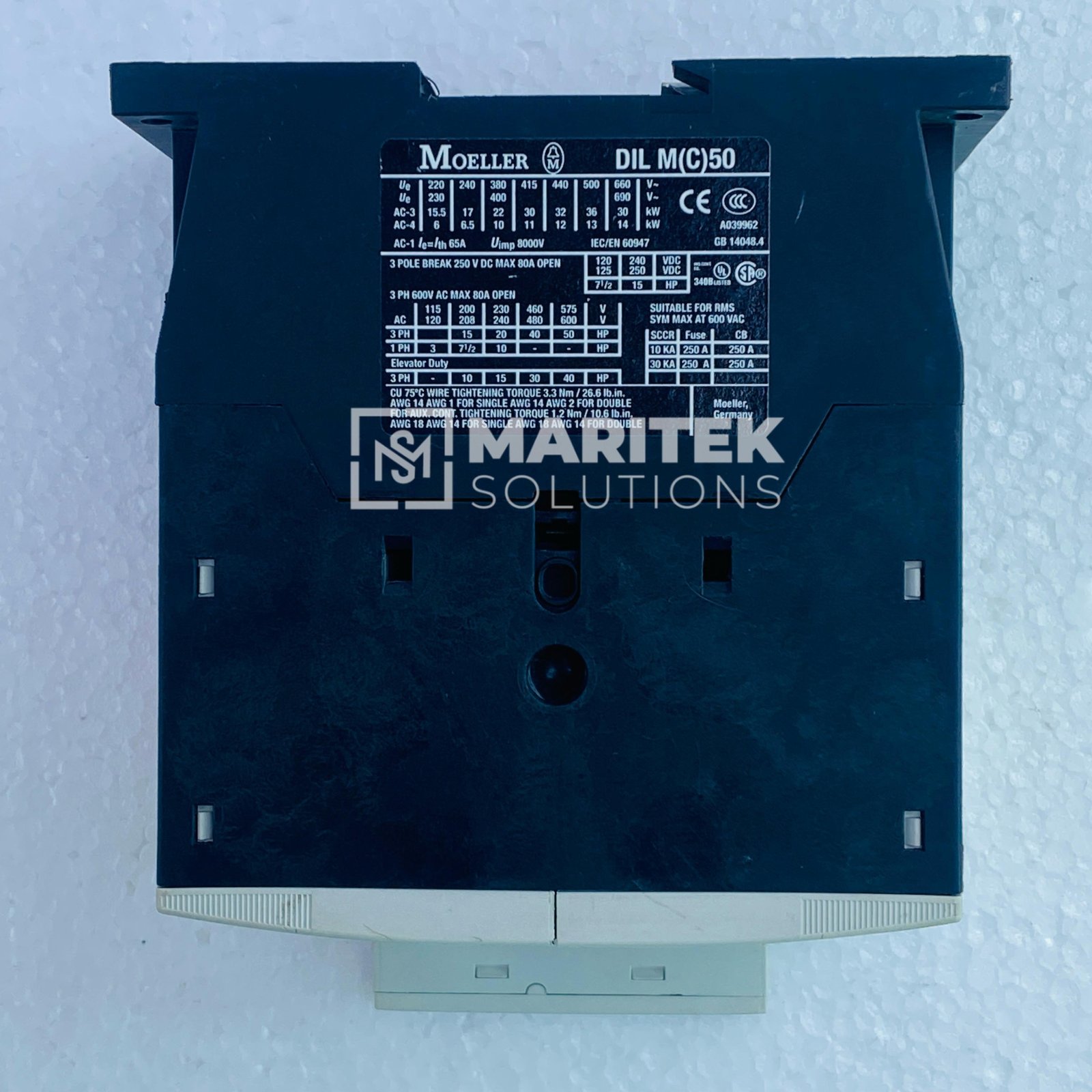 28. DIL M50 (3) Moeller DIL M(C)50 Industrial contactor