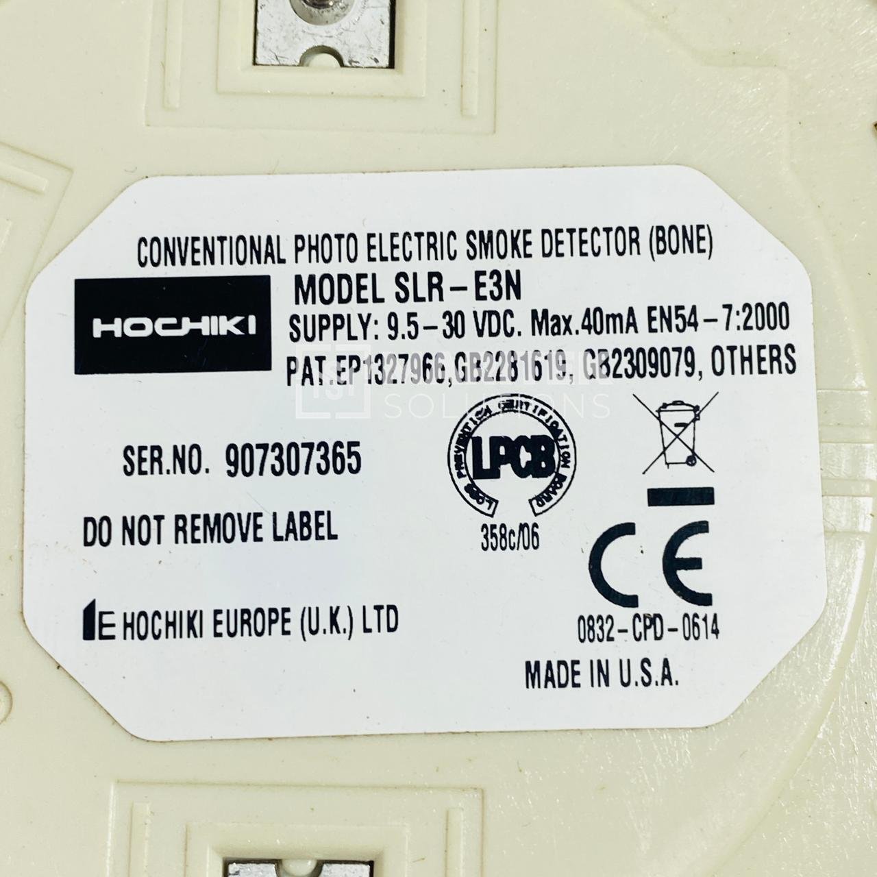 28. SLR-E3N (2) Hochiki SLR-E3N Conventional photoelectric smoke detector