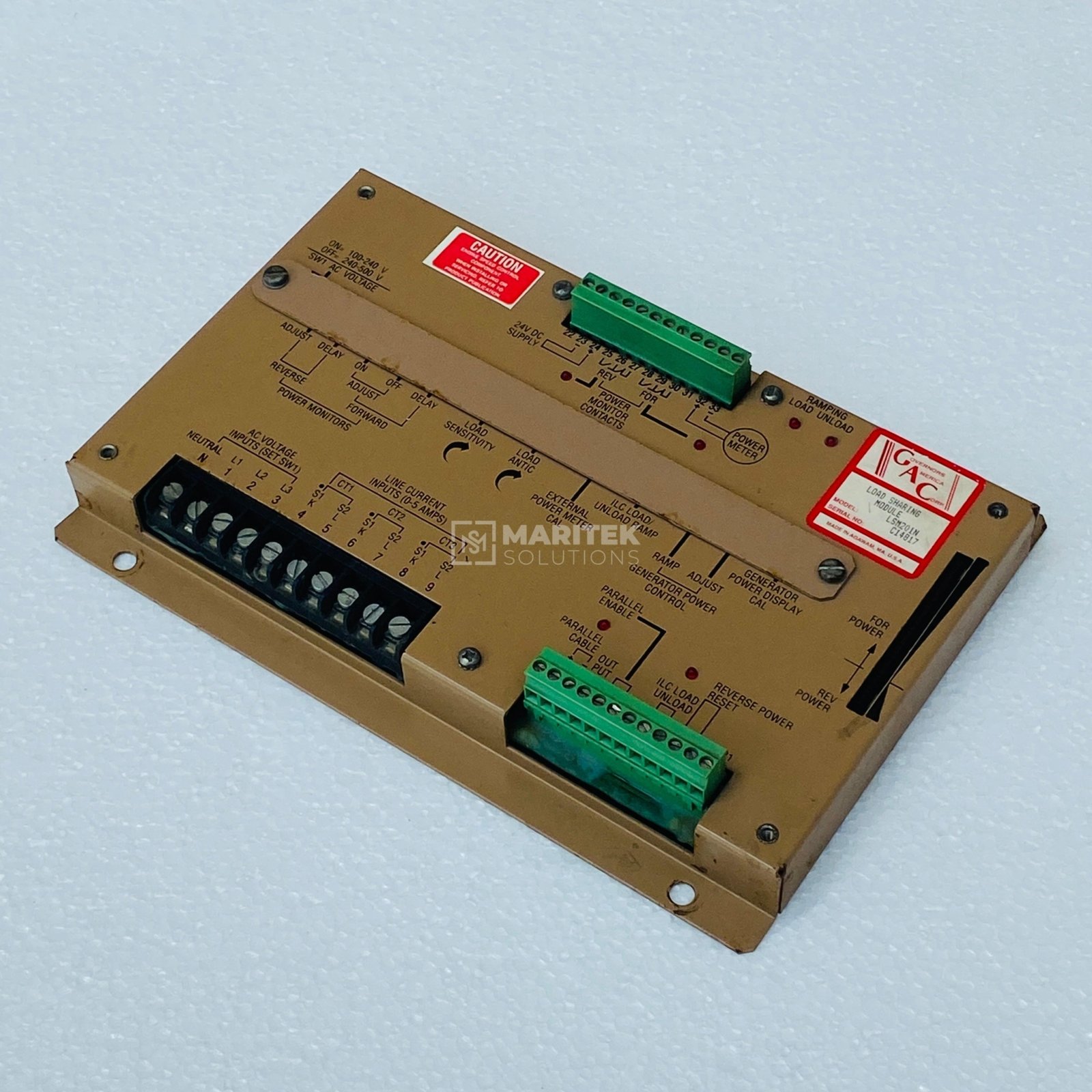 3. LSM201N (3) Governors America Corp LSM201N Load Sharing Module