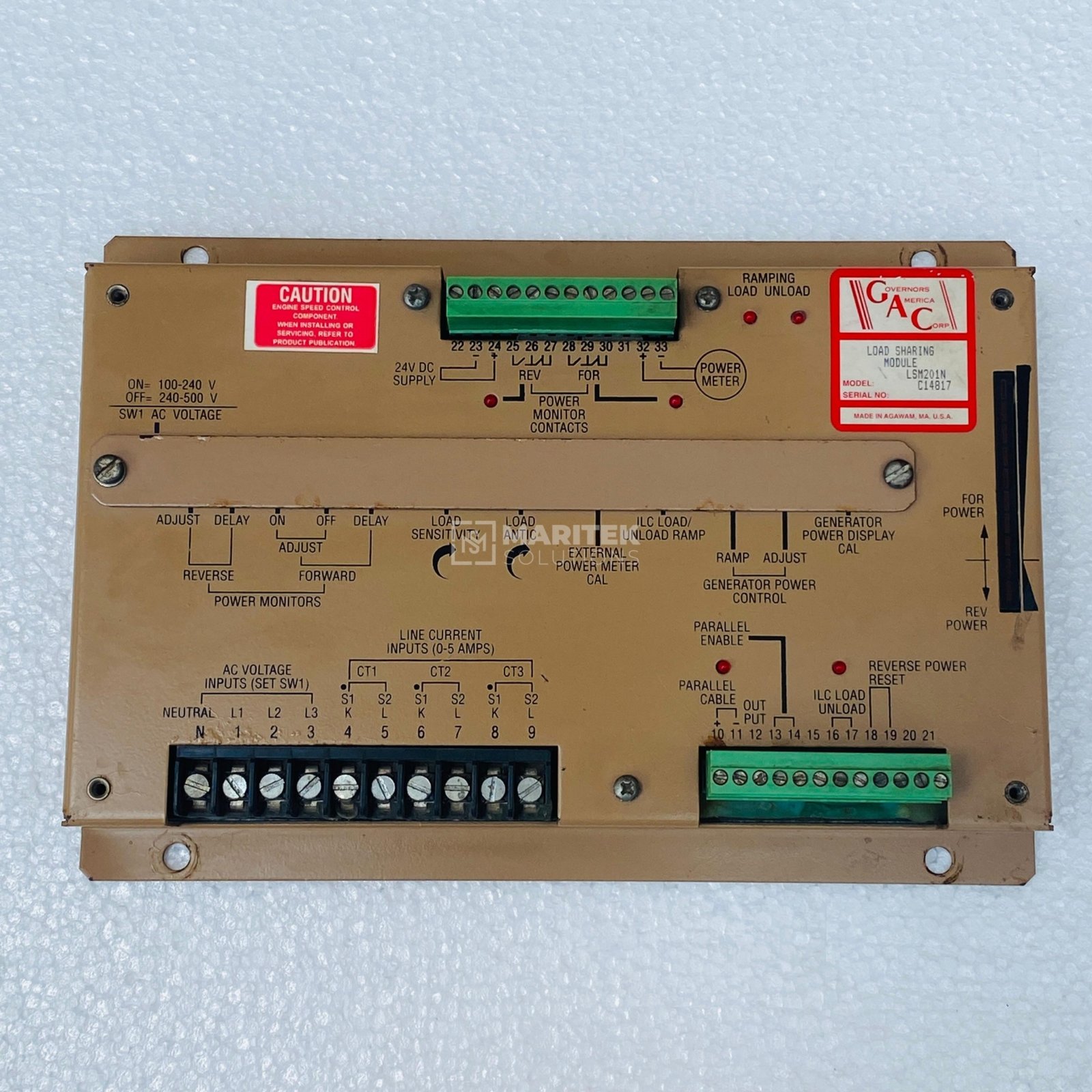 3. LSM201N (5) Governors America Corp LSM201N Load Sharing Module