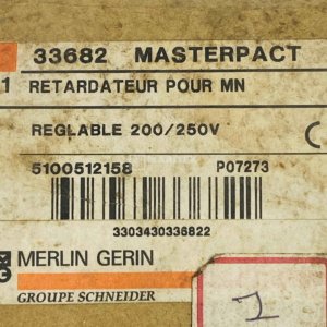Merlin Gerin MNR200/250V Masterpact Adjustable Time Delay Unit (33682)