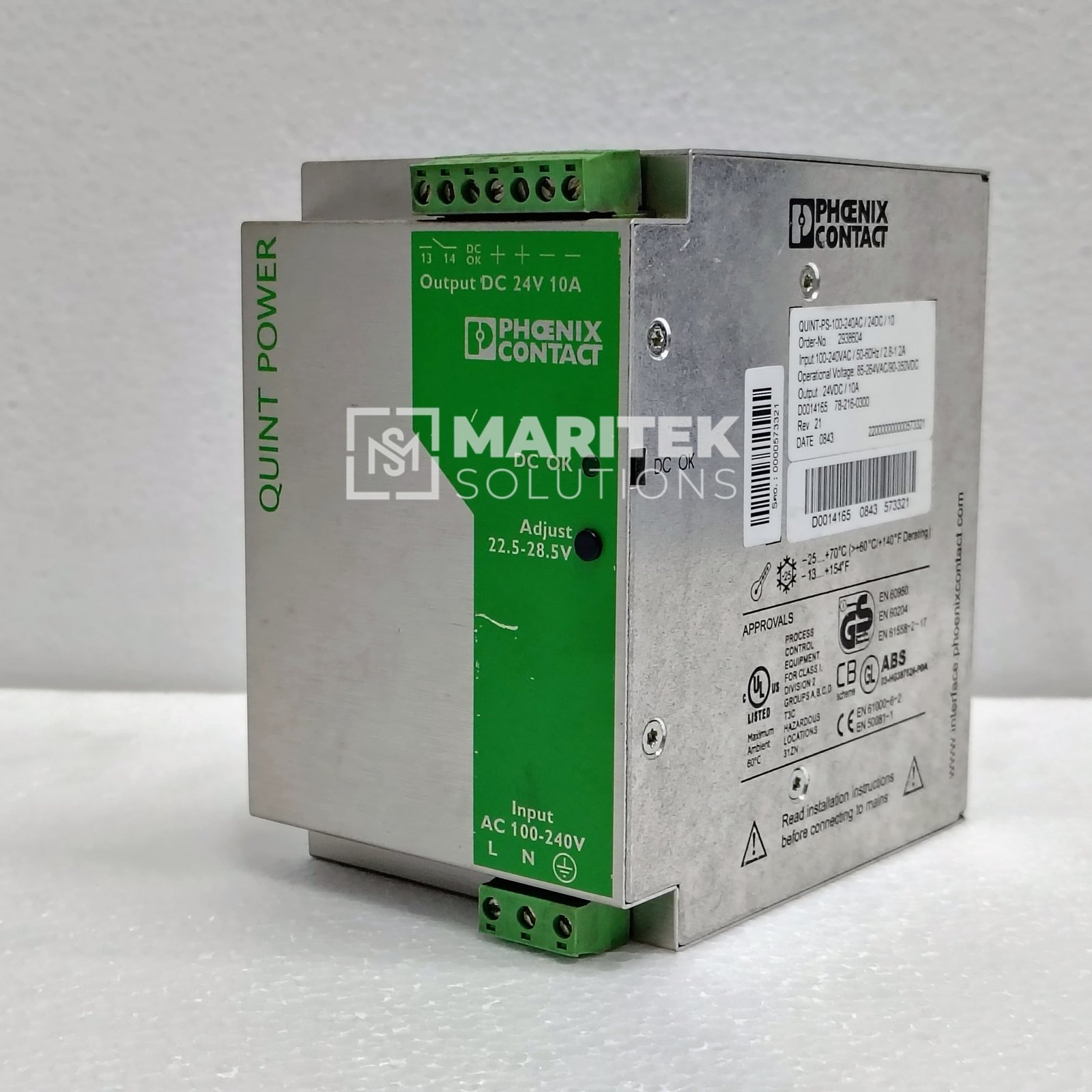 Phoenix Contact QUINT-PS-100-240AC/24DC/10 POWER supply unit (2938604)