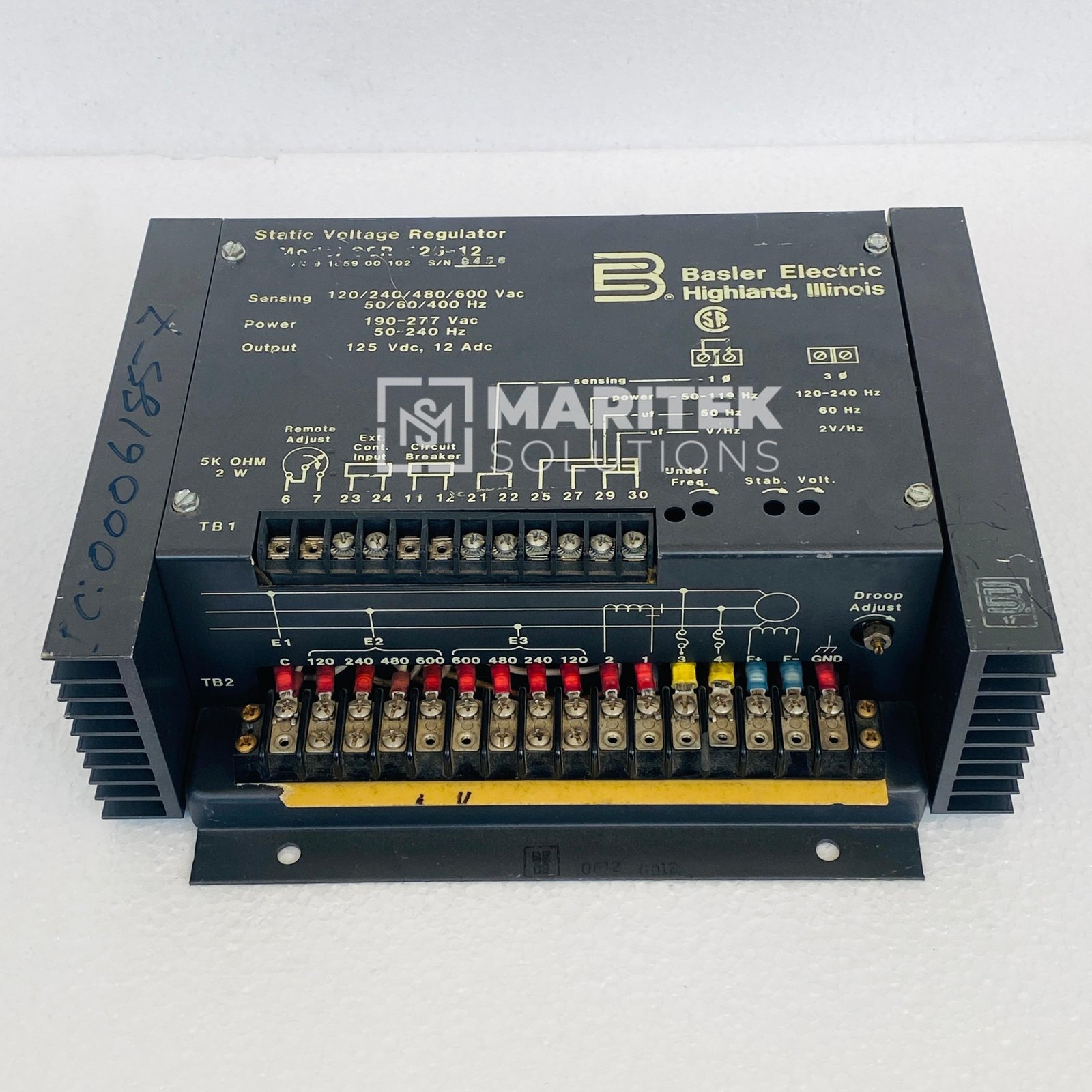 3. SSR 125-12 (4) Basler Electric SSR 125-12 Static Voltage Regulator