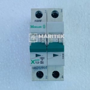 Moeller PLS6-C6/2 2-pole Miniature circuit breaker