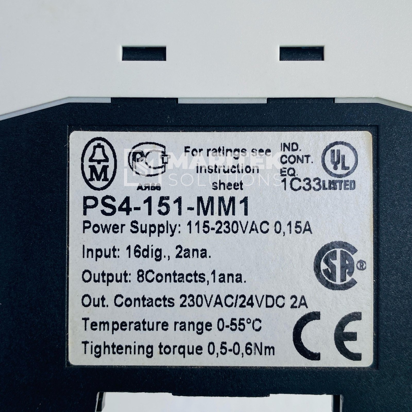 38. PS4-151-MM1 (5) Moeller PS4-151-MM1 Compact Programmable Logic Controller