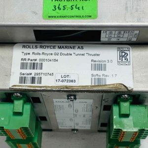 Rolls-Royce Marine AS 000104154 G2 Double Tunnel Thruster control module