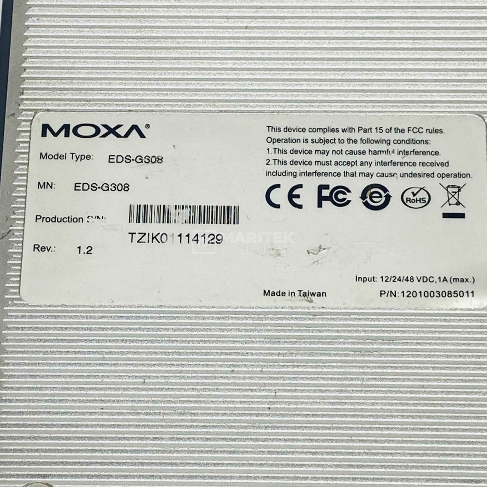 4. EDS-G308 (3) Moxa EDS-G308 Industrial ethernet switch