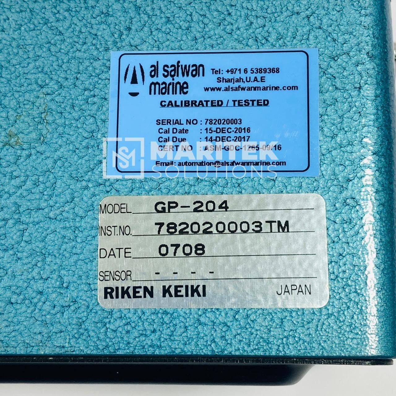 4. GP-204 (4) Riken Keiki GP-204