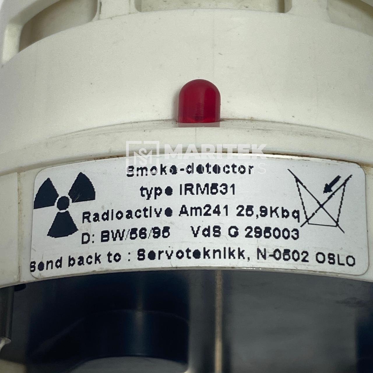 4. IRM531 (3) Servoteknik IRM831 Smoke detector, specifically model