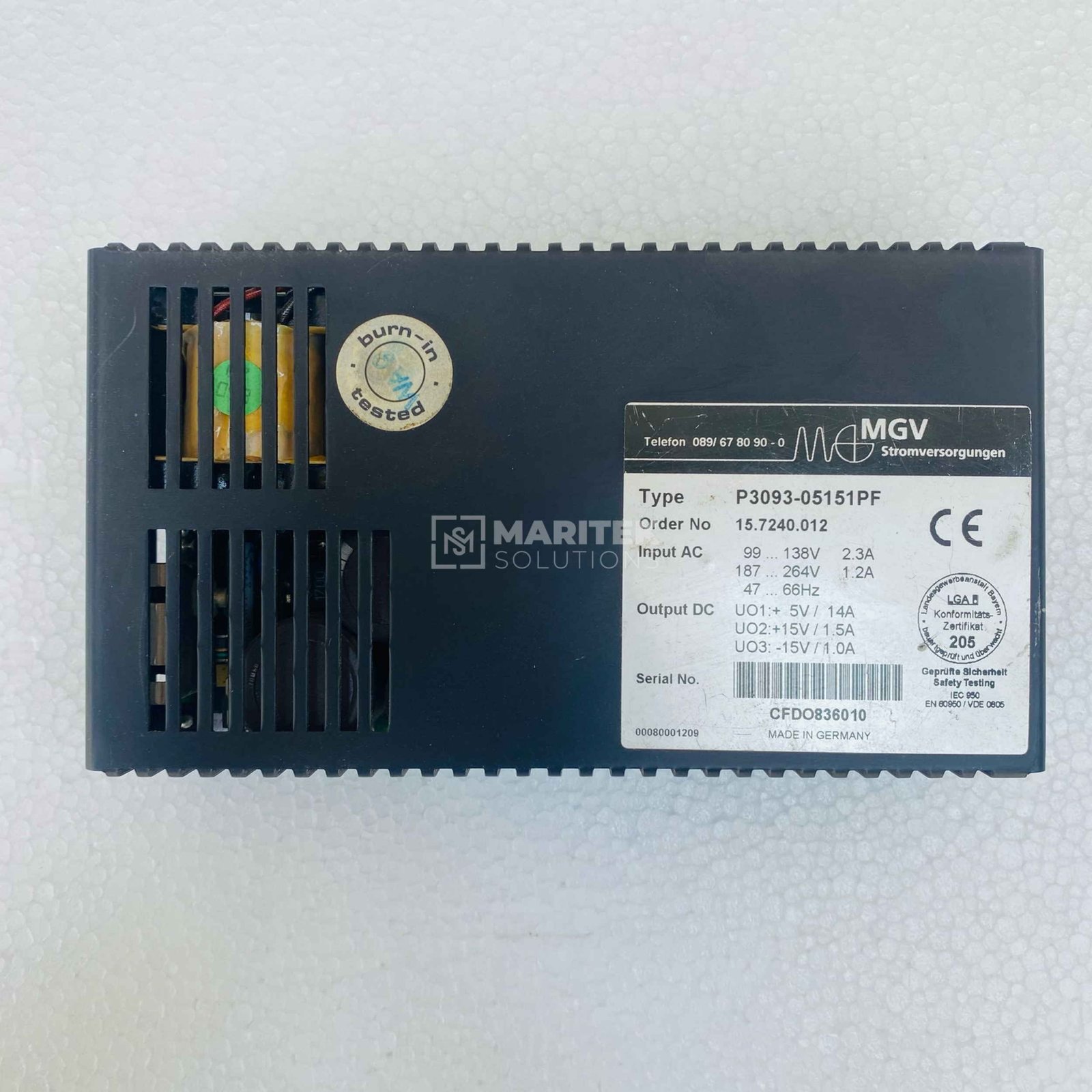 4. P3093-05151PF (1) MGV Stromversorgungen P3093-05151PF Switching power supply