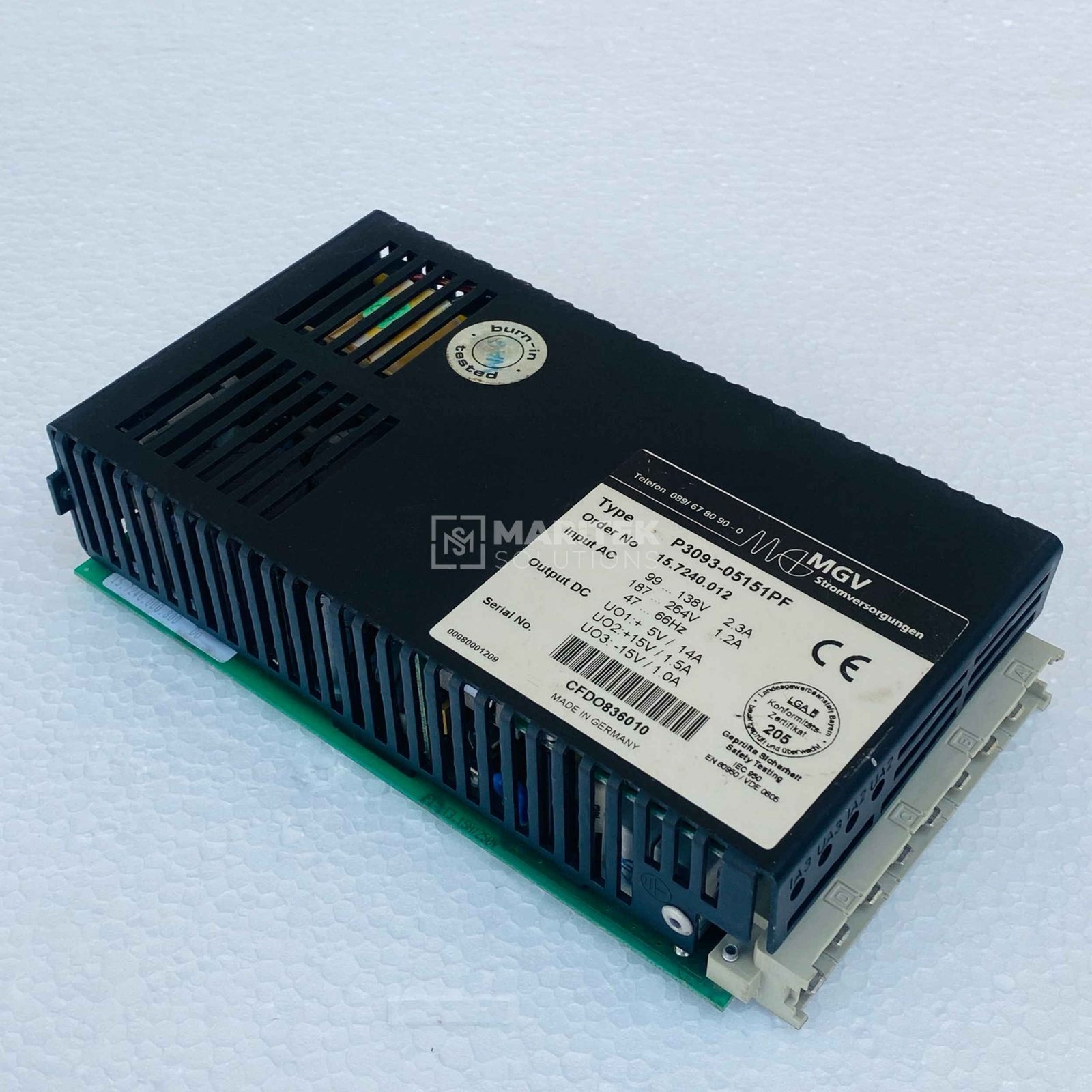 4. P3093-05151PF (2) MGV Stromversorgungen P3093-05151PF Switching power supply
